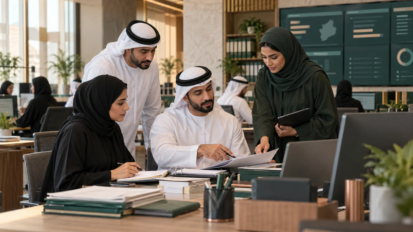 Public-sector team improving service operations